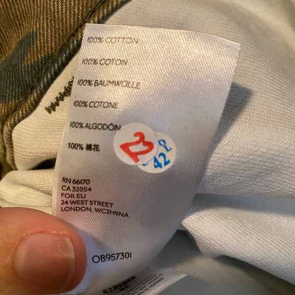 Free People We the Free Camo Printed Ankle Jeans Size 30. - Picture 10 of 10